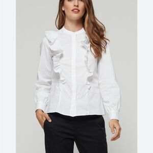 Banana Republic Riley Drama ruffle top